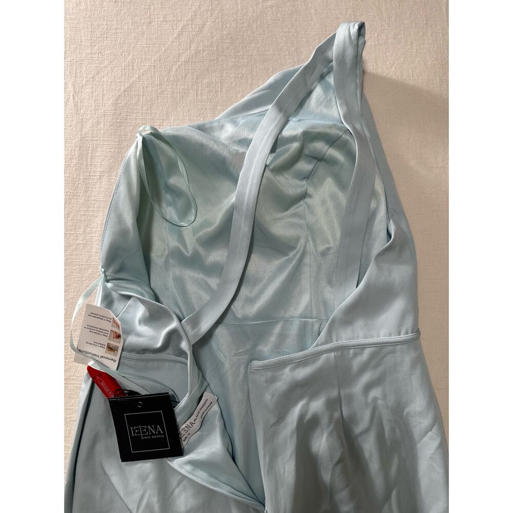 NWT ONE SHOULDER JERSEY MERMAID GOWN SZ 12 - Picture 7 of 8